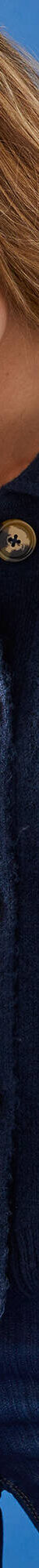 Gilet veste boutonné, polyester recyclé** (marine) Gilet veste boutonné, polyester recyclé** (marine)